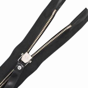 CR metal airtight zipper open end